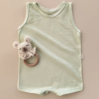 Macaquinho Bebe Regata Fresh - Verde Menta