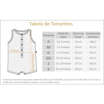 Macaquinho Bebe Regata - Listrado Marfim e Verde