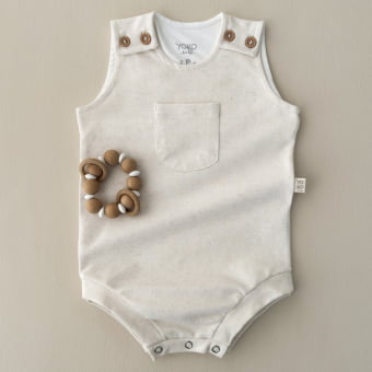 Macaquinho Bebê Texturizado – Off White Macaquinho Bebê Texturizado – Off White