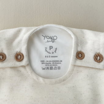 Macaquinho Bebê Texturizado – Off White