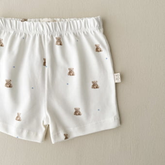 Conjunto Bebê Pijama Manga Curta com Gola – Ursinhos
