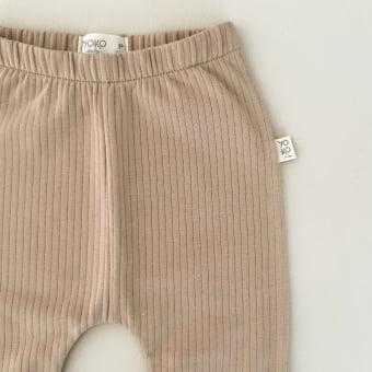 Conjunto Bebê Pijama Manga Longa Canelado – Latte