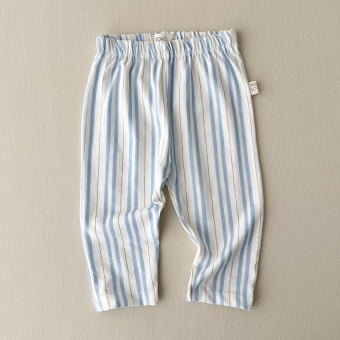 Conjunto Bebê Pijama Manga Longa com Gola – Listras Orgânicas