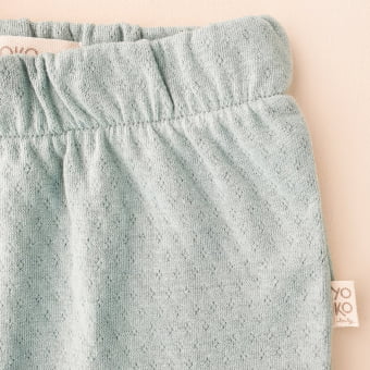 Conjunto Bebe Pijama Manga Longa Cozy - Aqua