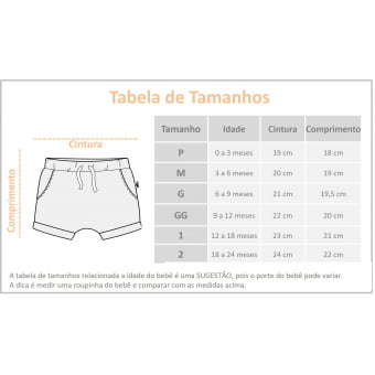 Short Saruel Bebe Bolsos - Cinza Chumbo