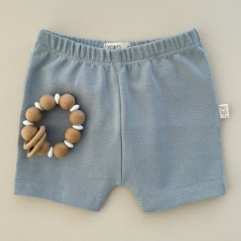 Short Bebê Slim Unissex - Azul Celeste