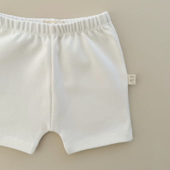 Short Bebê Slim Unissex - Off White