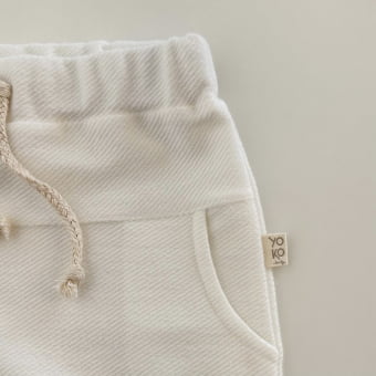 Short Saruel Bebe Moletinho Texturizado - Off White