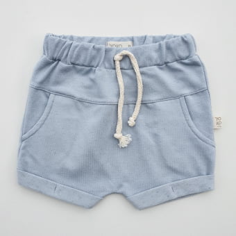 Short Saruel Bebe Texturizado - Azul