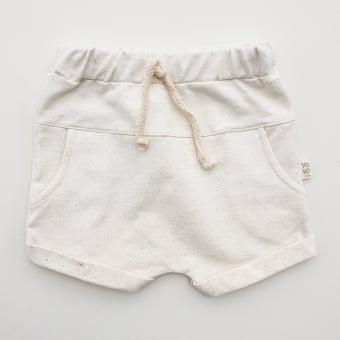 Short Saruel Bebe Texturizado - Natural