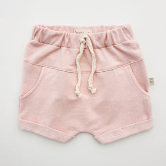 Short Saruel Bebe Texturizado - Rosê