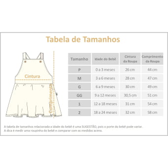 Vestido Bebe Salopete Waffle – Off White